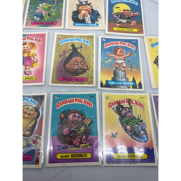14 Garbage Pail Kids Cards 1986 Topps‎ Series 4 & 5 Stickers Vintage GPK - Picture 6 of 16